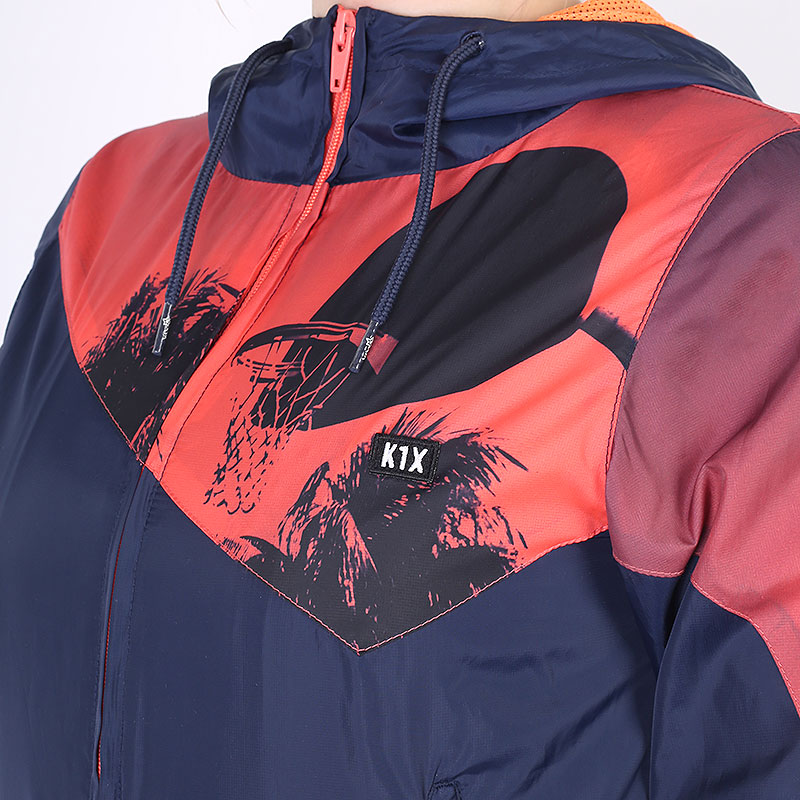 женская синяя куртка K1x wmns Split Paradise Windbreaker 6100-0052/4236 - цена, описание, фото 2